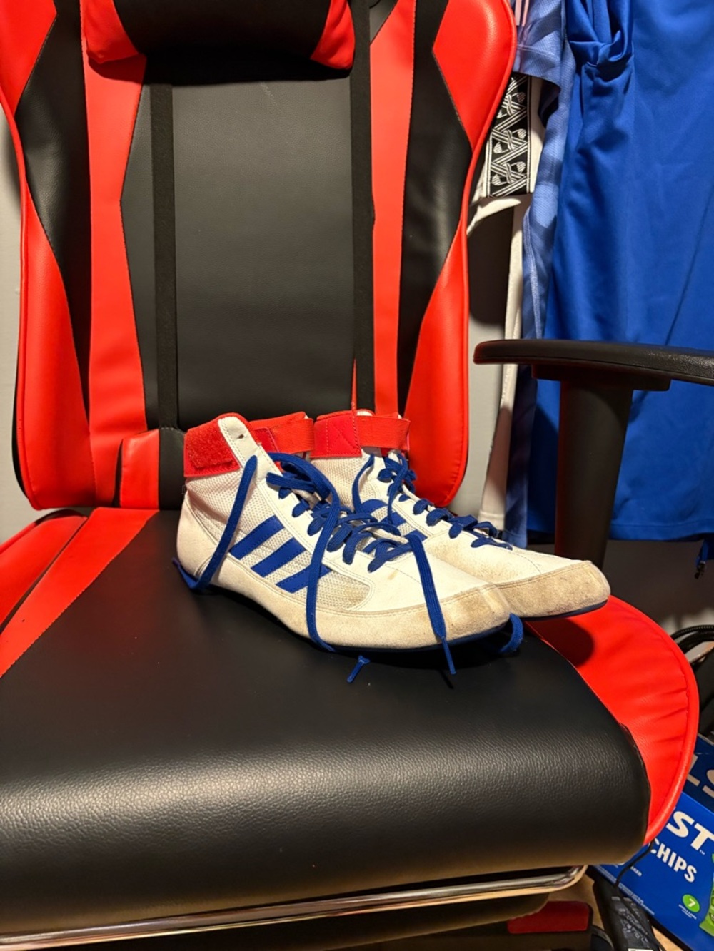 Adidas wrestling shoes size 10 1/2 - Picture 3 of 4